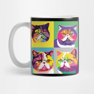 Exotic Shorthair Pop Art - Cat Lover Gift Mug